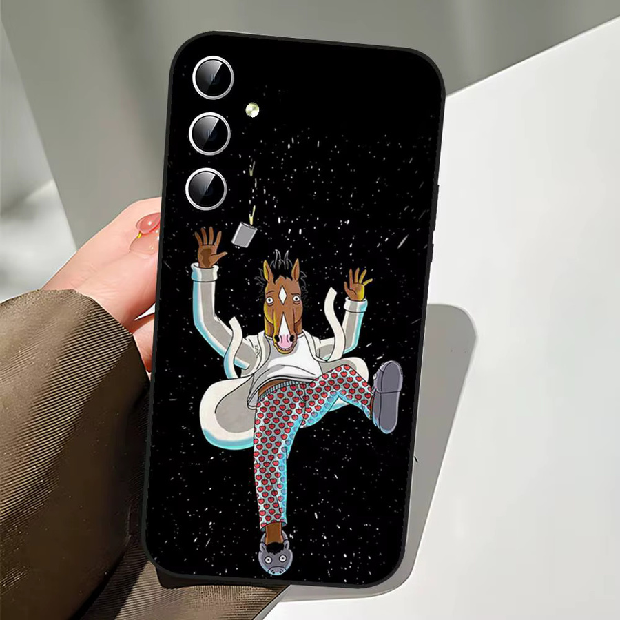 B-BoJack Horsemans Silikon-Handyhülle Soft Cover für Samsung Galaxy S21 S22 S23 S24 S25 S26 Ultra FE Plus 5G A52S - Bild 4