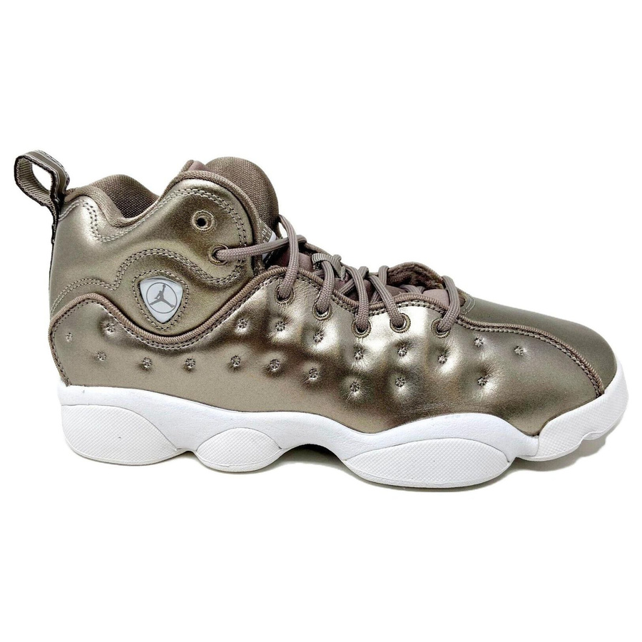 Air Jordan Jumpman Team 2 GS SE Kinder-Sneaker, Gold, Weiß-Edelrot-Sepia-Stein, 37.5 - Bild 2