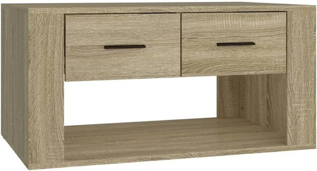 vidaXL Couchtisch Sonoma-Eiche in Braun aus Holzwerkstoff, B/T/H: 80 x 50 x 40 cm - Bild 1