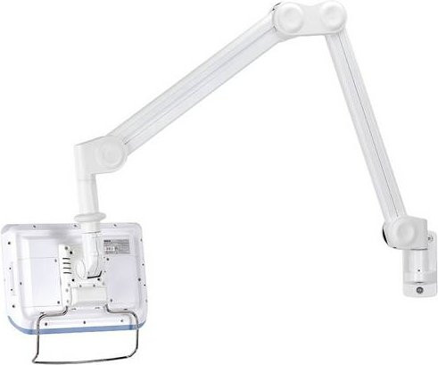 Neomounts Monitor-Wandhalterung FPMA-HAW200 in Weiß für 10 bis 27 Zoll Displays mit VESA 75x75 mm, neigbar, schwenkbar und ausziehbar - Bild 1