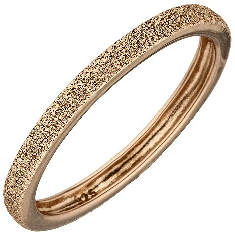 Colfem Ring 925 Silber, Roségold vergoldet, schmal, Damen, Ringgröße 60 - Bild 1