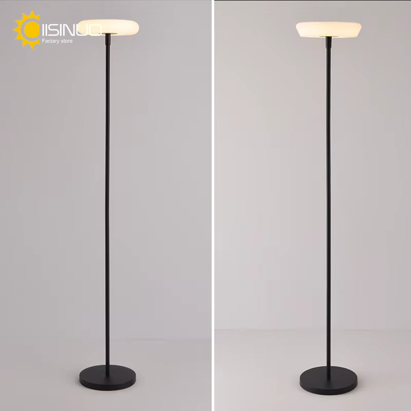 IISINUO Solare Außenstehlampe in Weiß, moderne Gartenleuchte mit IP65 Wasserschutz und warmweißem Licht - Bild 4