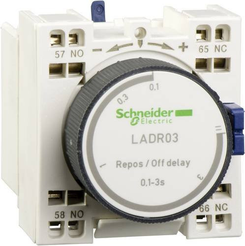 Schneider Electric LADT03 Zeitrelaisblock in Weiß - Bild 1