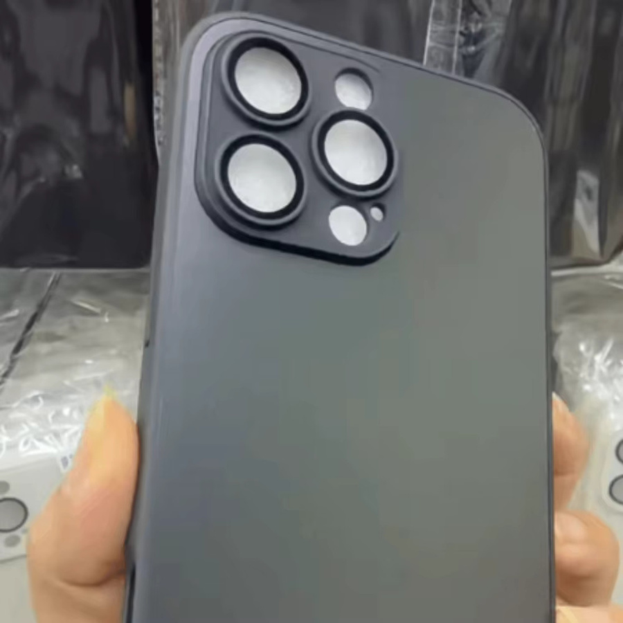 Deluxe AG Mattierte Schutzhülle für iPhone 11 bis 17 Pro Max Nano Matte Schlanke Hartschale in Schwarz oder Weiß - Bild 2