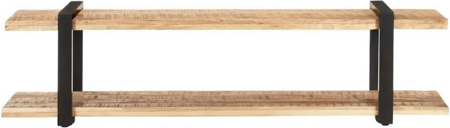 vidaXL TV-Schrank aus Mango-Massivholz in Braun im Industriestil, B/T/H: 160 x 40 x 40 cm - Bild 1