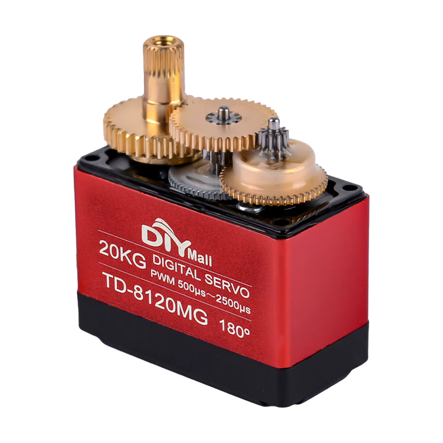 stemedu TD-8120MG Digital Servo, Wasserdicht, Metallgetriebe, für RC Auto Modellfahrzeug Spielzeug - Bild 3