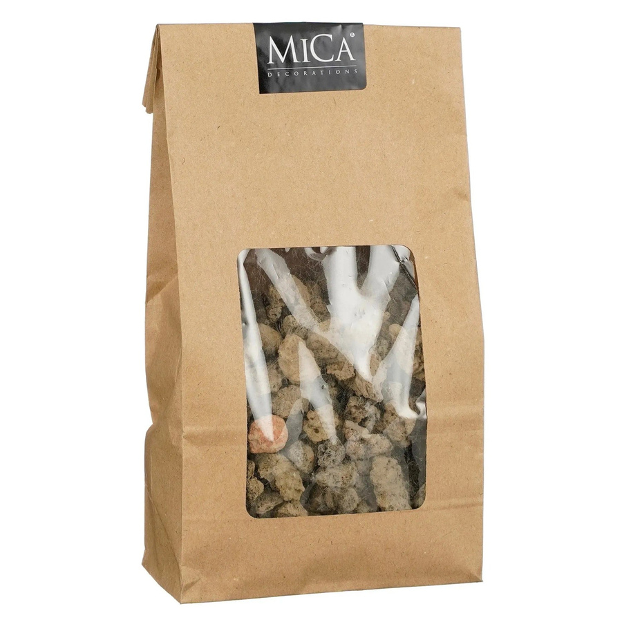 Mica Decorations Steine Braun B: 11 cm, T: 6 cm, H: 23,5 cm - Bild 2