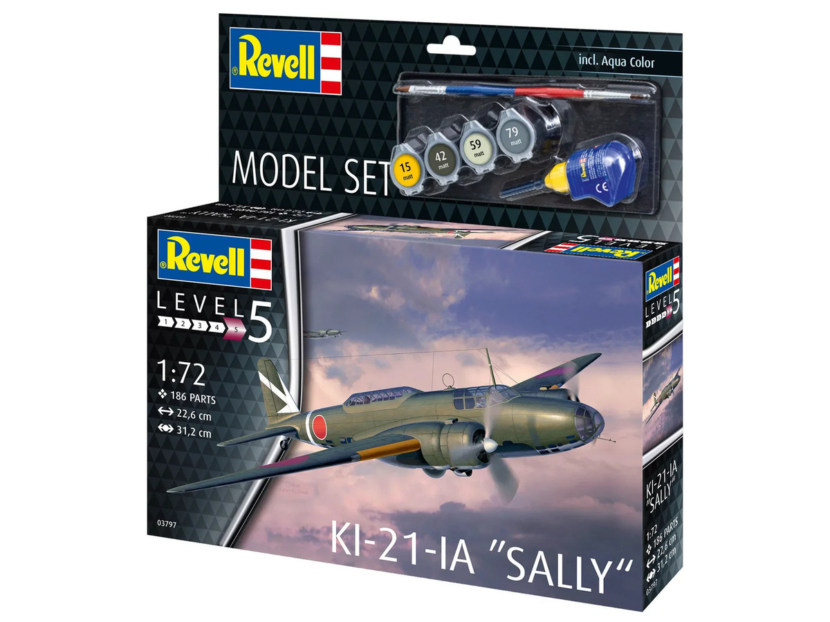 Revell Model Set Ki-21-la "Sally", Fahrzeuge, ab 14 Jahren - Bild 3