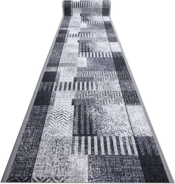 RugsX Läufer Essenza VG15590 Grau Antirutsch und Antistatisch B: 100 cm, L: 500 cm - Bild 1
