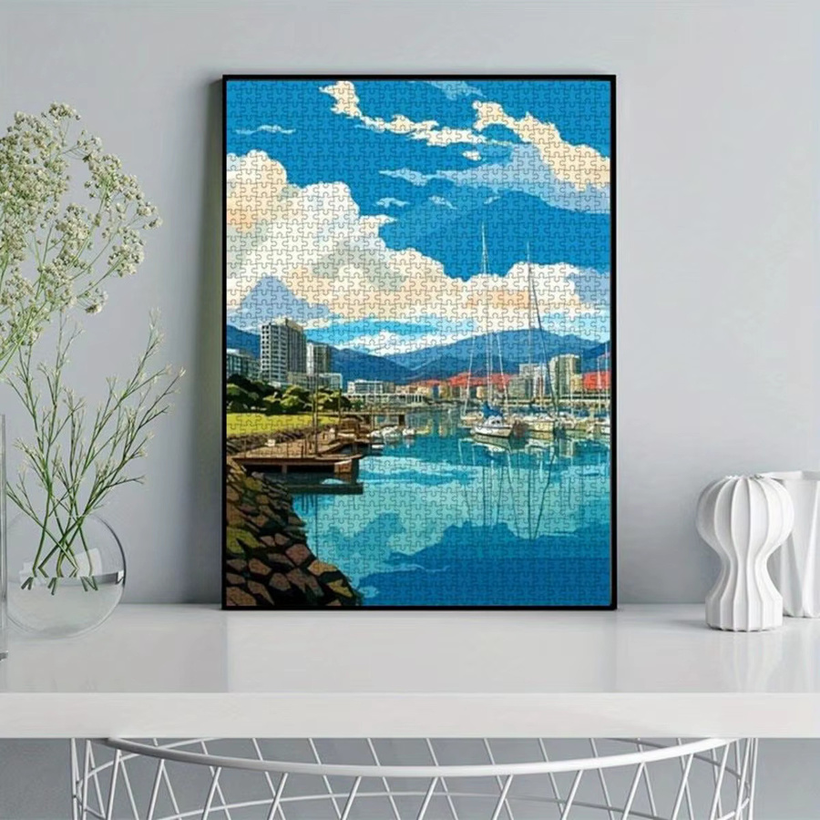 AZNM Puzzle, Küstenlandschaft von Wellington, 1.000 Teile, ab 14 Jahren - Bild 2