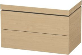 Duravit L-Cube Waschtischunterschrank c-bonded in Beige, Wandmontage, 2 Schubkästen, B: 80 cm, T: 48 cm, H: 50 cm - Bild 1