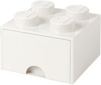 LEGO Brick Drawer 4 Aufbewahrungsbox aus Kunststoff, weiß, stapelbar - Bild 1