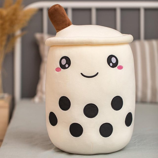 Yiran Health & Beauty Kawaii Familie Milch Bubble Tea Tasse Plüschtier, ab 3 Jahre - Bild 1