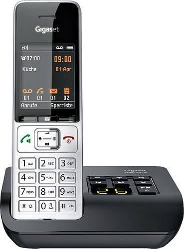 Gigaset Comfort 500A Schnurlostelefon mit Anrufbeantworter und Freisprechfunktion in Schwarz oder Silber - Bild 2
