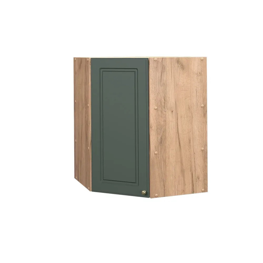 Vicco Eckhängeschrank Fame-Line Landhaus Eiche Grün-Gold mit Softclose-Scharnieren und Einlegeboden Breite: 57 cm, Höhe: 72 cm, Tiefe: 52 cm - Bild 3