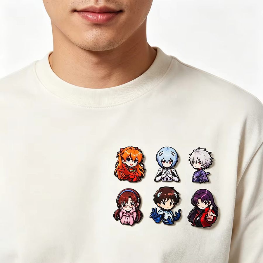 Bandai Anime-Figuren Emaille-Pins, 6-teiliges Set, Bunt / Mehrfarbig - Bild 4