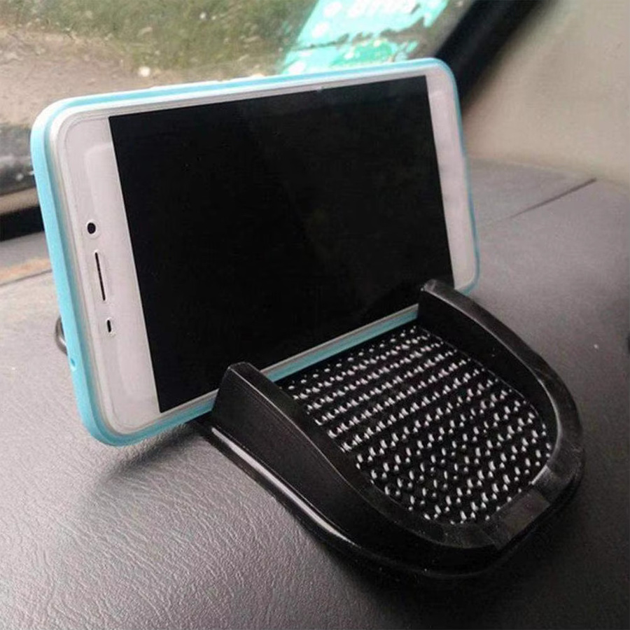 Universelle Silikon Auto Smartphone Halterung für das Dashboard in Schwarz, Anti-Slip Grip für Navigation und Freisprecheinrichtung - Bild 3