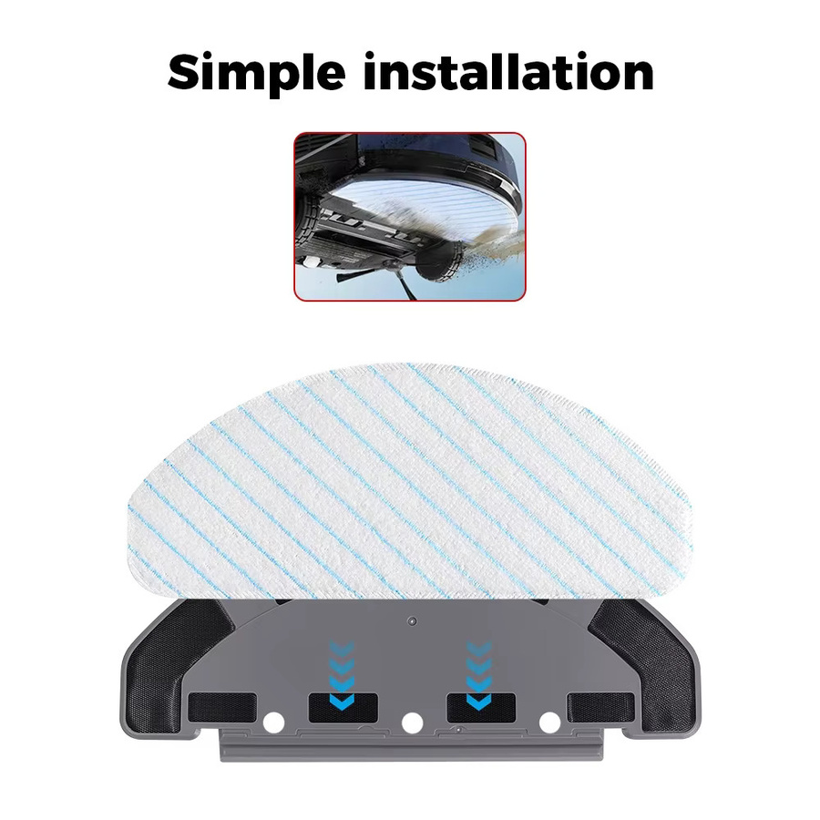 Ecovacs Einweg-Wischmopp-Tücher in Weiß für Deebot Ozmo T8 T8+ T8 AIVI T8 Max T9 T9+ T9 AIVI N8 N8+ N8 Pro N8 Pro+ mit hoher Adsorption - Bild 3