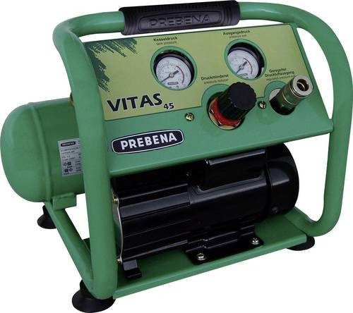 Prebena Druckluft-Kompressor Vitas 45 in Grün mit 4l Behälter und 10 bar Druck - Bild 1