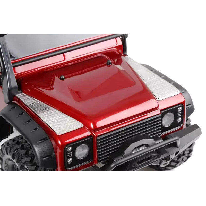 Traxxas TRX-4 Defender, Anti-Rutsch-Platte, Ansaug gitter, Metall, Zubehör - Bild 2