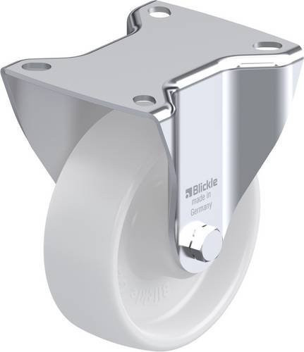 Blickle B-PO 100XR Bockrolle in Weiß mit 100 mm Rad-Durchmesser und 250 kg Tragfähigkeit - Bild 1