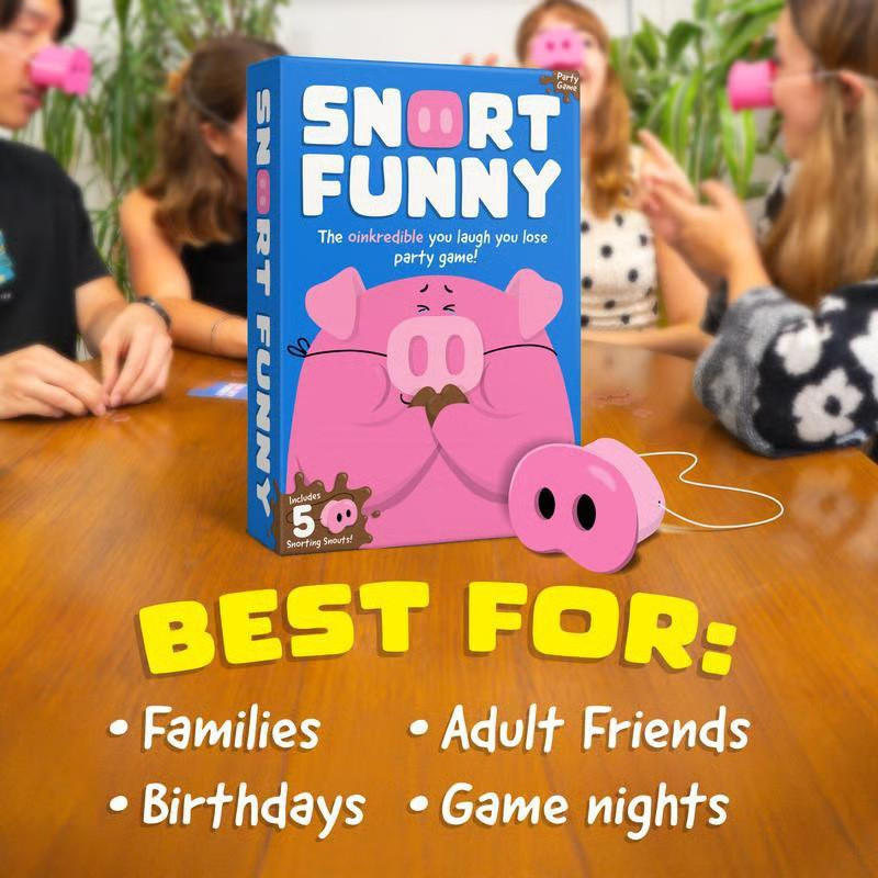 QuillQuest Das Oinkcredible Du Lachen Du Verlierst Party-Spiel Kartenspiel - Bild 2