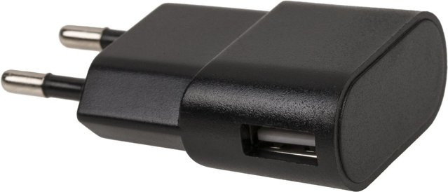 USB-Ladeadapter für 230 V Steckdose von bycph in Schwarz - Bild 1