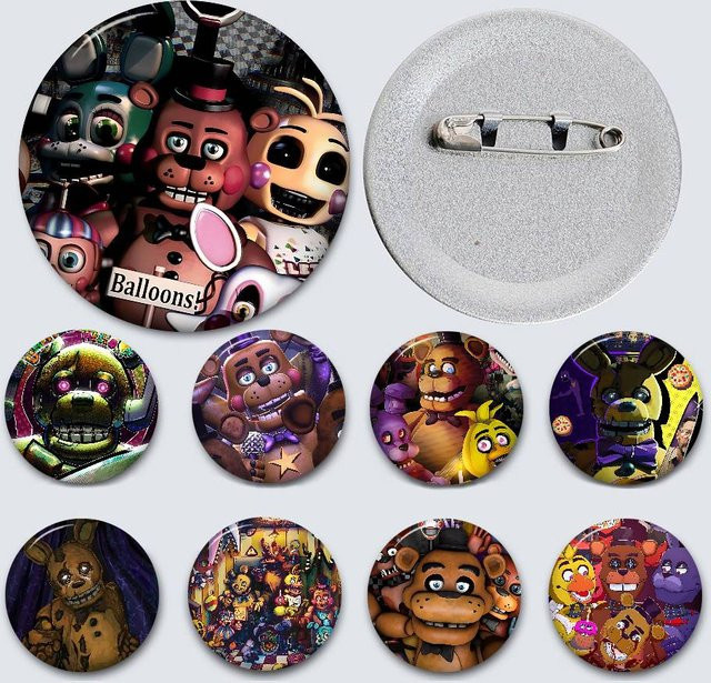 Brosche Fnaf Anime Five-Nights-At-Freddys, Unisex - Bild 1