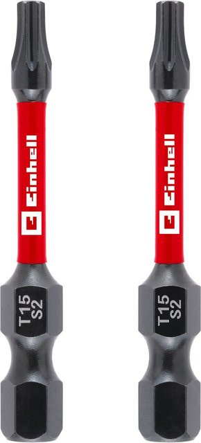 Einhell Impact Bit-Set T15, 2-teilig, rot, Stahl - Bild 1
