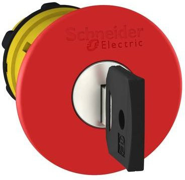 Schneider Electric ZB5AS944 Drucktaster-Frontelement in Rot aus Kunststoff - Bild 1
