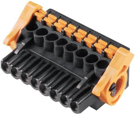 Weidmüller Buchsengehäuse-Kabel BL/SL in Schwarz, 60 Stück, Rastermaß: 5.08 mm - Bild 1