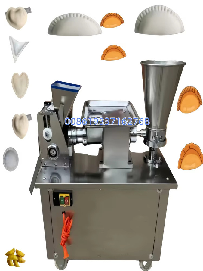 GUOHE Automatische Teigtaschen- und Samosa-Maschine aus Edelstahl in Silber mit anpassbarem Formen-Set und Multifunktions-Empanada-Maker - Bild 5