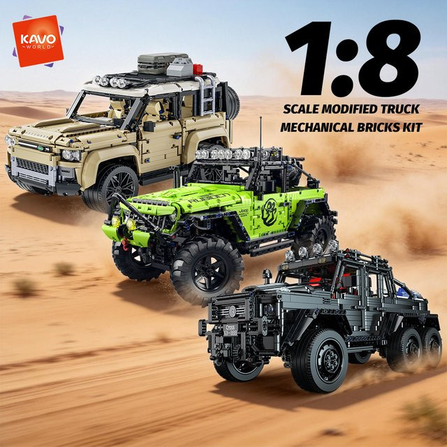 KAVOWORLD Schwerlast-Offroad-Bausatz, 1:8 Maßstab, Modell, Fahrzeug - Bild 1