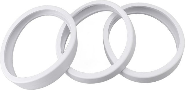 3er-Set Ersatzreifen aus Gummi für Polaris Poolreiniger 180 280 360 380 C10 in Weiß - Bild 1