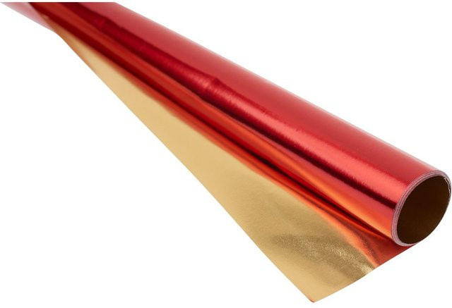Alu-Bastelfolie in Rot-Gold, B x H: 50 x 78 cm - Bild 1