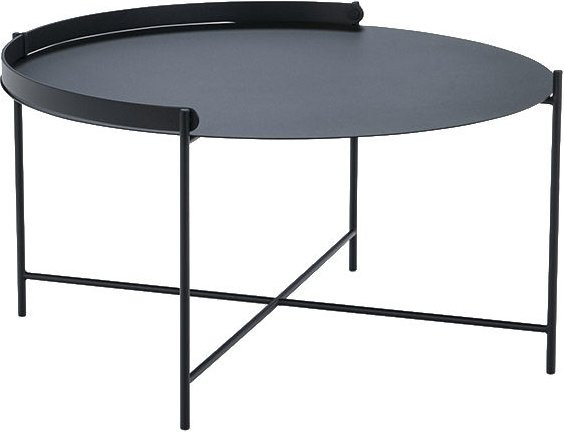 HOUE Edge Beistelltisch aus Metall in Schwarz für Innen- und Außenbereich - Bild 1