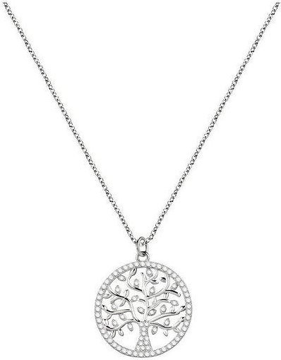 Morellato Halskette, 925 Silber, Kristall, Zirkonia, Damen, 45 cm - Bild 1