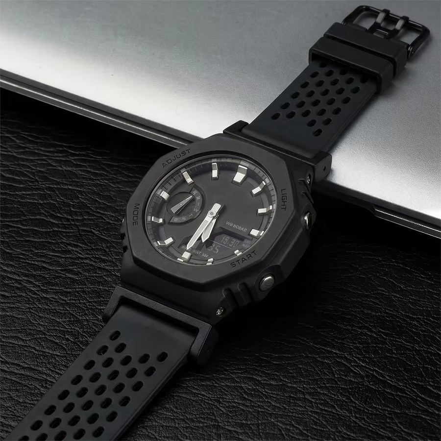 FancyWrist Uhrenarmband Silikon, Schwarz, Unisex - Bild 2
