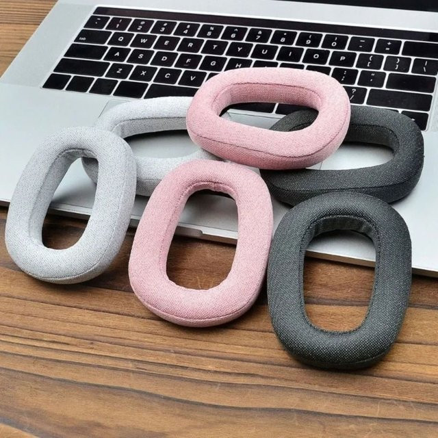 2 Stück Schaumschwamm Ohrpolster in Pink als Ersatz für Logitech Zone Vibe 100 Headset - Bild 1