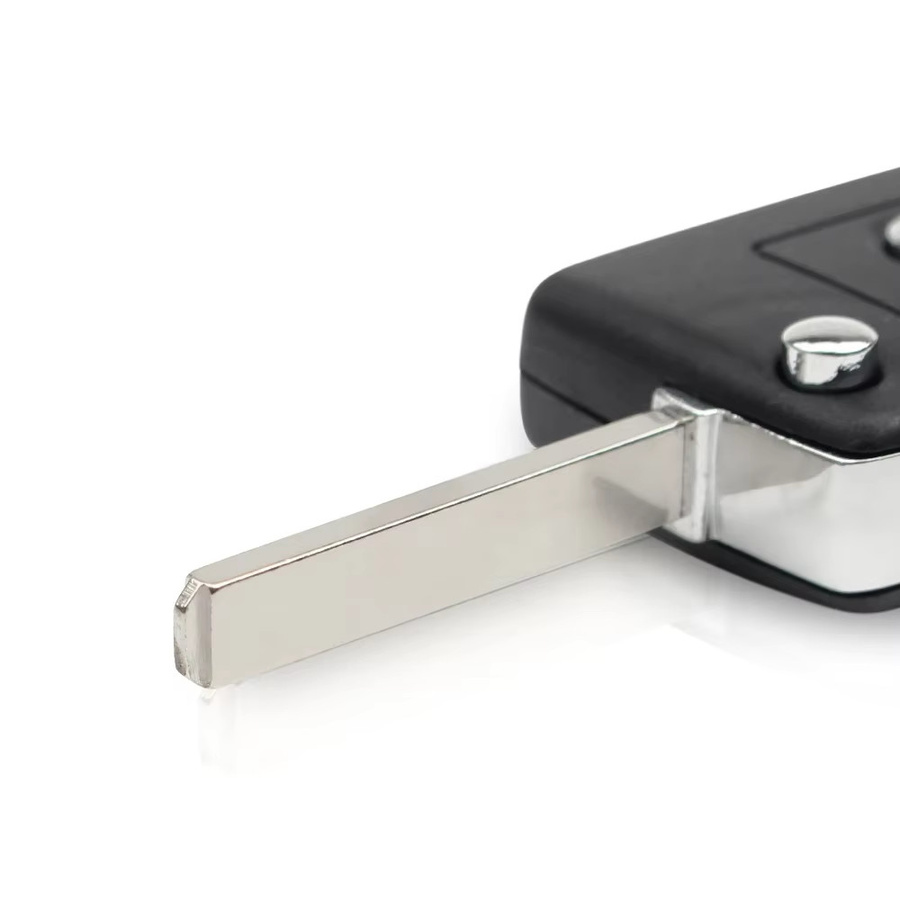 KEYYOU Modifizierter Flip-Autoschlüssel mit 2 Tasten in Schwarz für Citroen C1 C2 C3 C4 Picasso Xsara und Peugeot 206 306 307 107 207 407 Partner - Bild 3