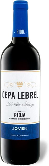 CEPA LEBREL Rioja DOCa Joven Tempranillo trocken Rotwein 2022 0,75 l - Bild 1
