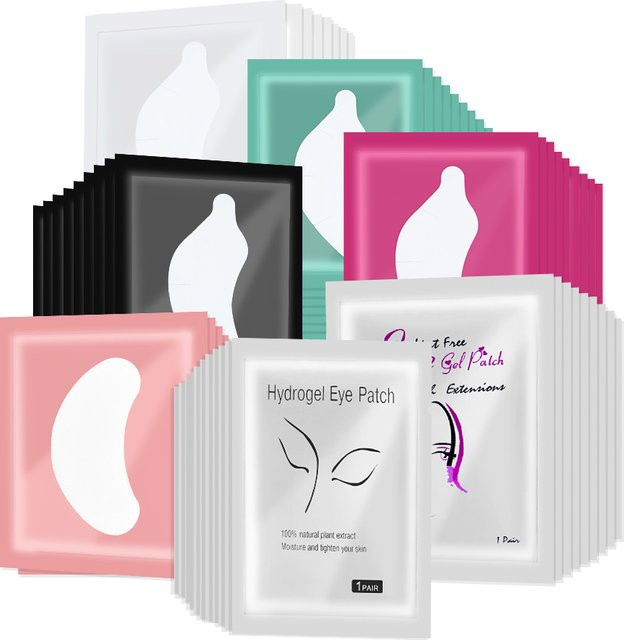 Dkasama Hydrogel Eyelash Extension Patches, 50 Paare - Bild 1