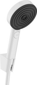 Hansgrohe Pulsify Handbrause Set mit EcoSmart Technologie und Brauseschlauch in Mattweiß - Bild 1
