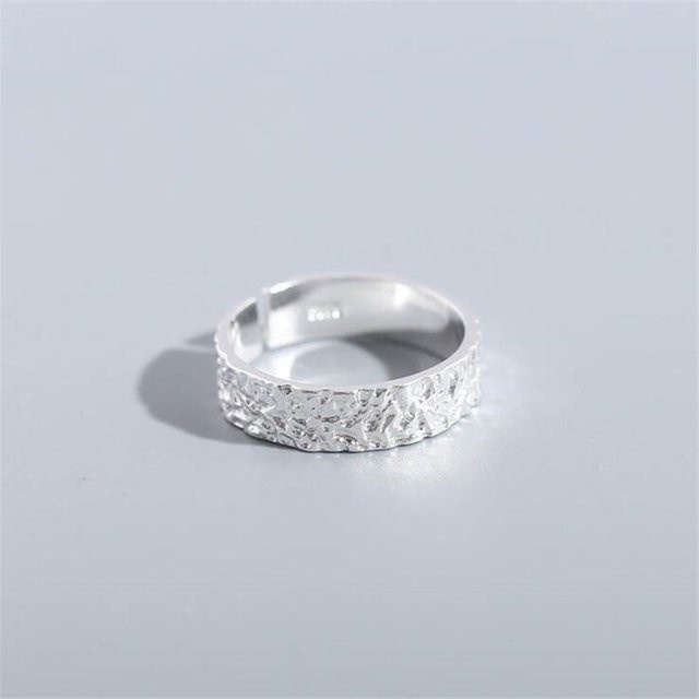 GaGa-Duck Ring, 925 Silber, Baum Muster, Geometrische Zweig, Öffnung Ring - Bild 1