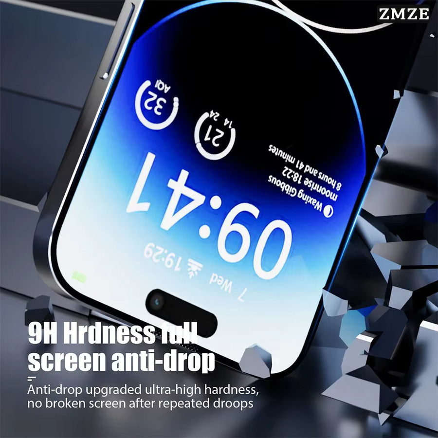 3-teiliges Set Privacy Panzerglas für Xiaomi Redmi Note 15 14 13 Serie mit staubfreier Installation, Anti-Spy und Anti-Kratz Schutz, Transparent - Bild 4