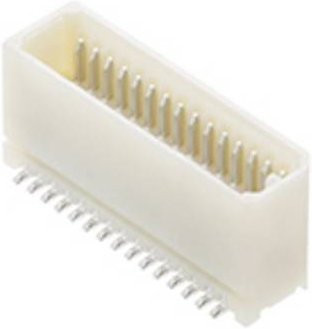 Molex Mezzanine-Steckverbinder 53353-2871 in Weiß auf Tape on Full Reel - Bild 1
