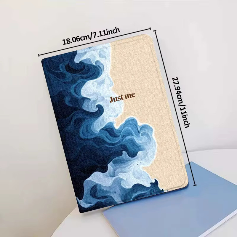 Kunst und Kreativität Wellenmuster Schutzhülle für Honor Magic Pad 13 Zoll - Bild 4