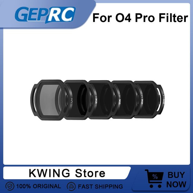 GEPRC ND Filter für DJI O4 Air Unit Pro Kamera in Schwarz (ND8/16/32/64) für FPV Drohnen - Bild 1
