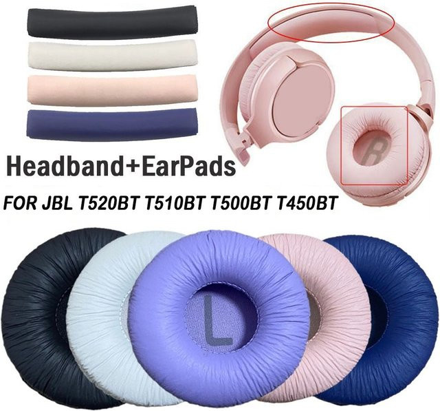 JBL Ersatz-Ohrpolster aus weichem Schaumstoff in Purple für T520BT T510BT T500BT T450BT - Bild 1