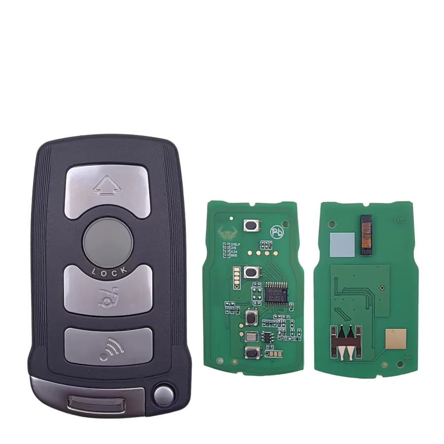 QCONTROL CAS1 System Halb-Smart Autofernbedienung LX8766S ID46 Chip Schwarz für BMW 7er Serie 730 740 E65 E66 2002-2008 - Bild 2